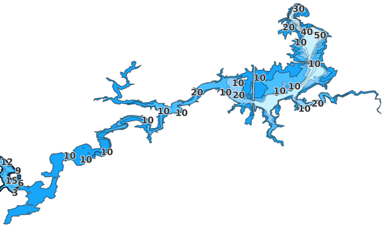 Berlin Lake coverage - Fishing Points