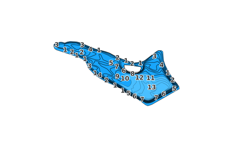 Caldwell Lake coverage - Fishing Points