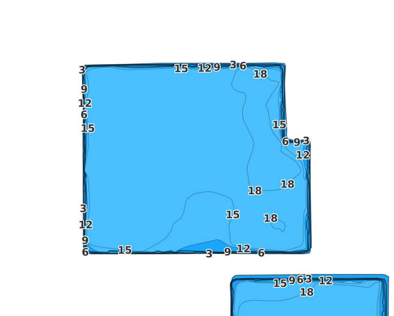 City Reservoir coverage - Fishing Points
