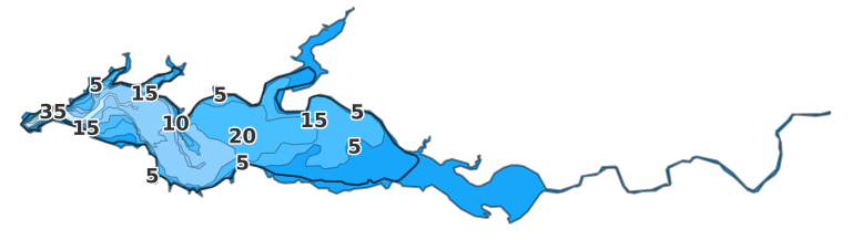 Cowan Lake coverage - Fishing Points