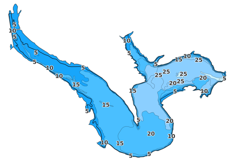 Deer Creek Lake coverage - Fishing Points