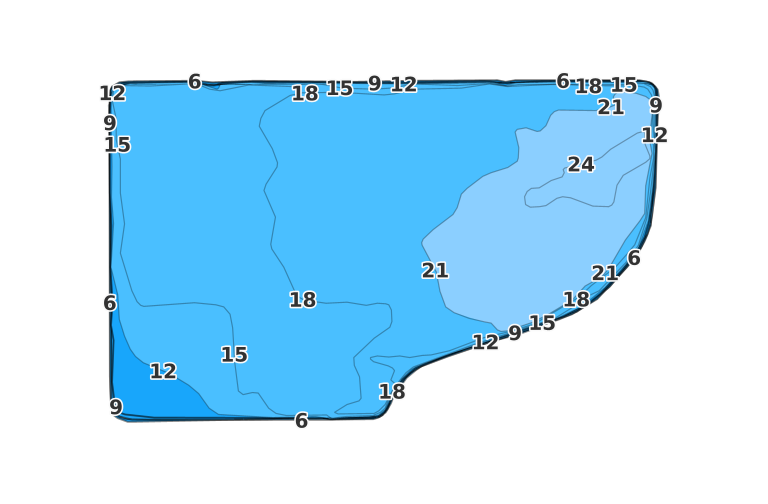 Fostoria Reservoir coverage - Fishing Points