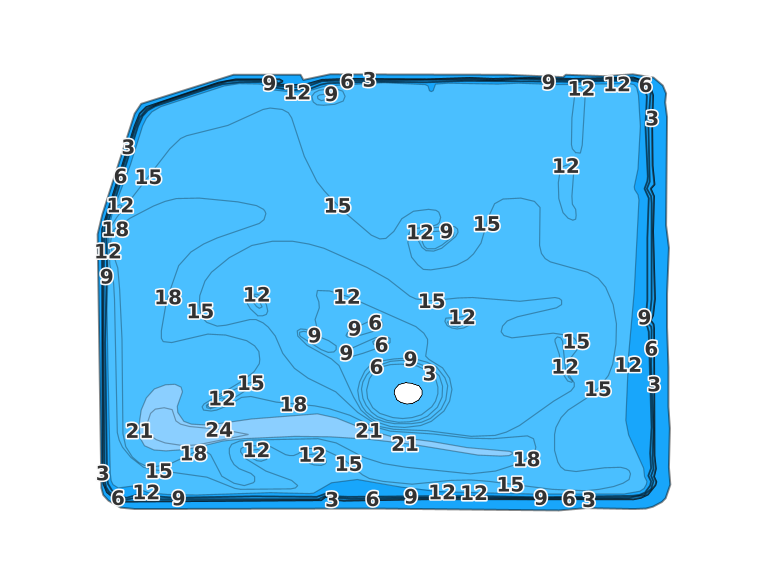 Killdeer Upground Reservoir coverage - Fishing Points