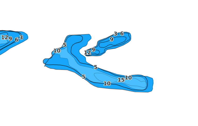 Lake Sue - Fishing Points