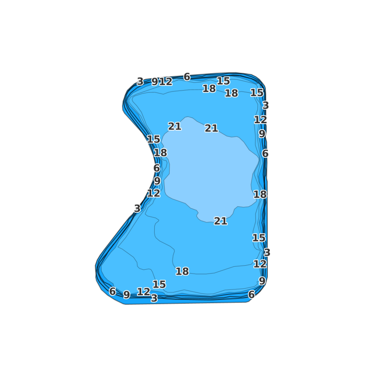 Riley Reservoir - Fishing Points