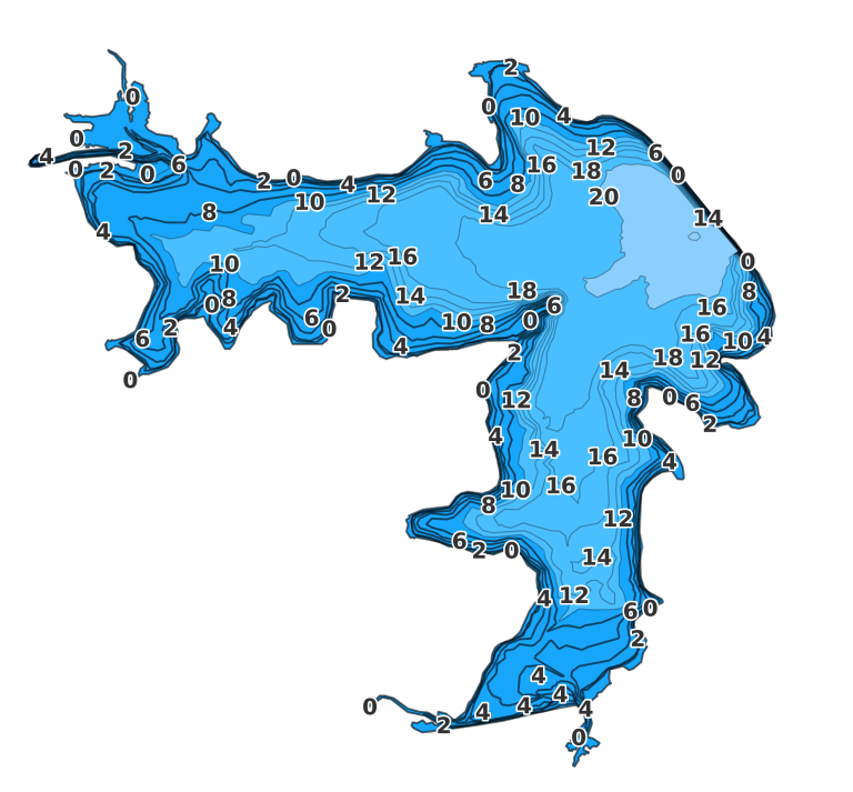 Clinton Lake coverage - Fishing Points
