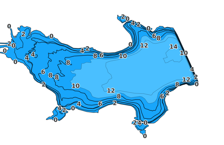 Dave Boyer Lake coverage - Fishing Points