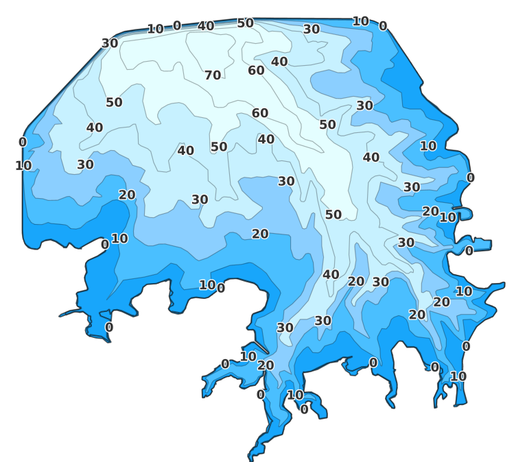 Lake Hefner coverage - Fishing Points