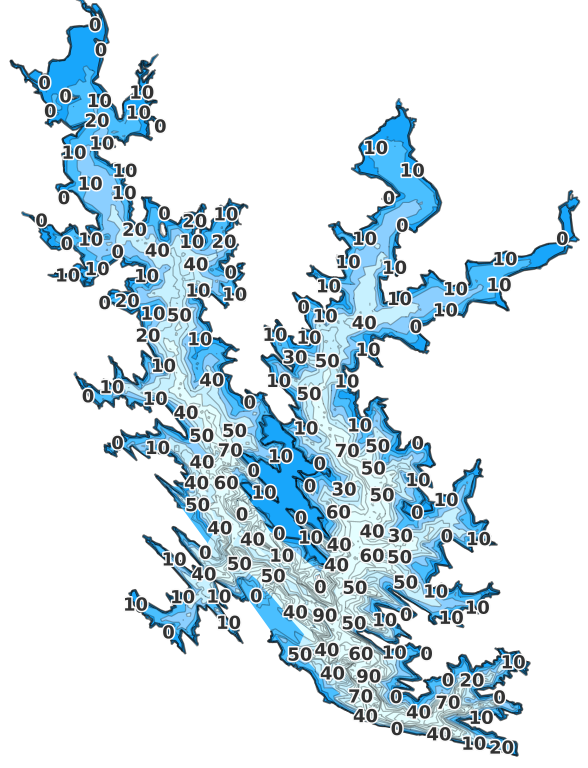 Lake Murray coverage - Fishing Points