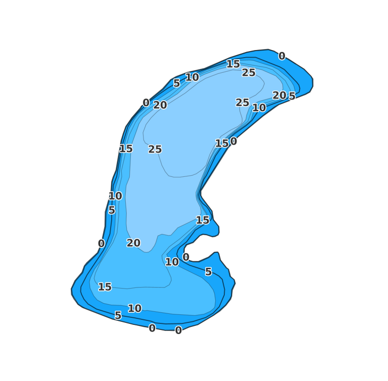 Anderson Lake coverage - Fishing Points