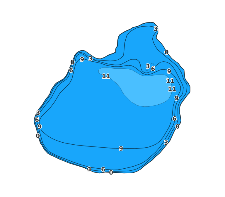 Bay Lake coverage - Fishing Points