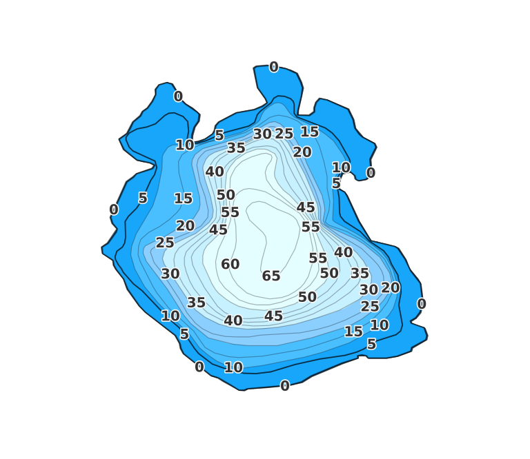 Big Twin Lake coverage - Fishing Points
