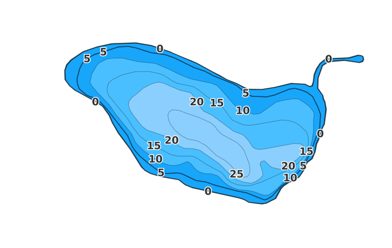 Blackmans Lake coverage - Fishing Points