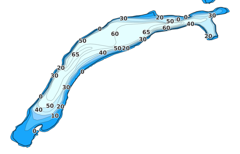 Blue Lake coverage - Fishing Points
