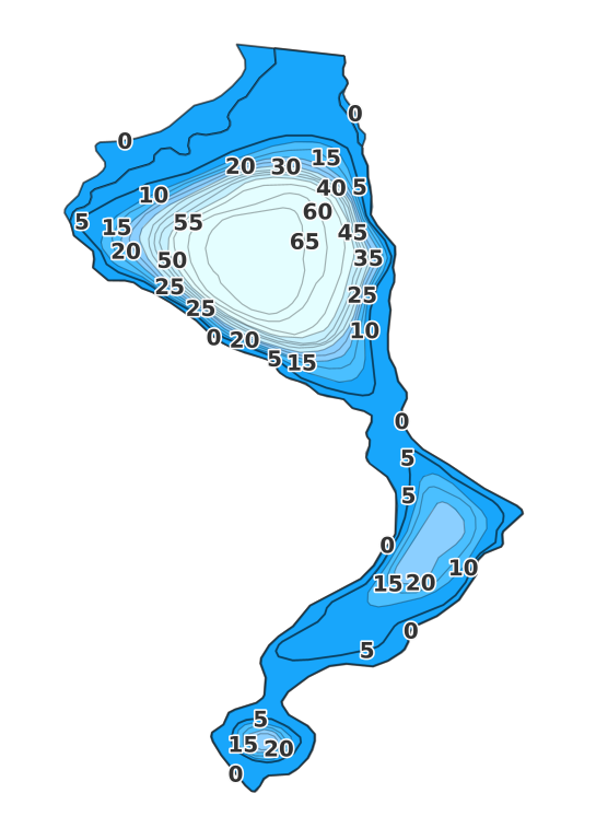 Blue Lake coverage - Fishing Points