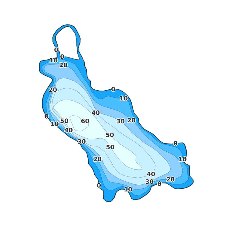 Cain Lake coverage - Fishing Points