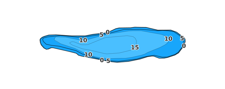 Chain Lake coverage - Fishing Points