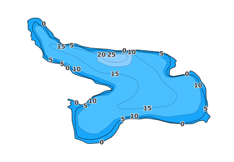 Cranberry Lake coverage - Fishing Points