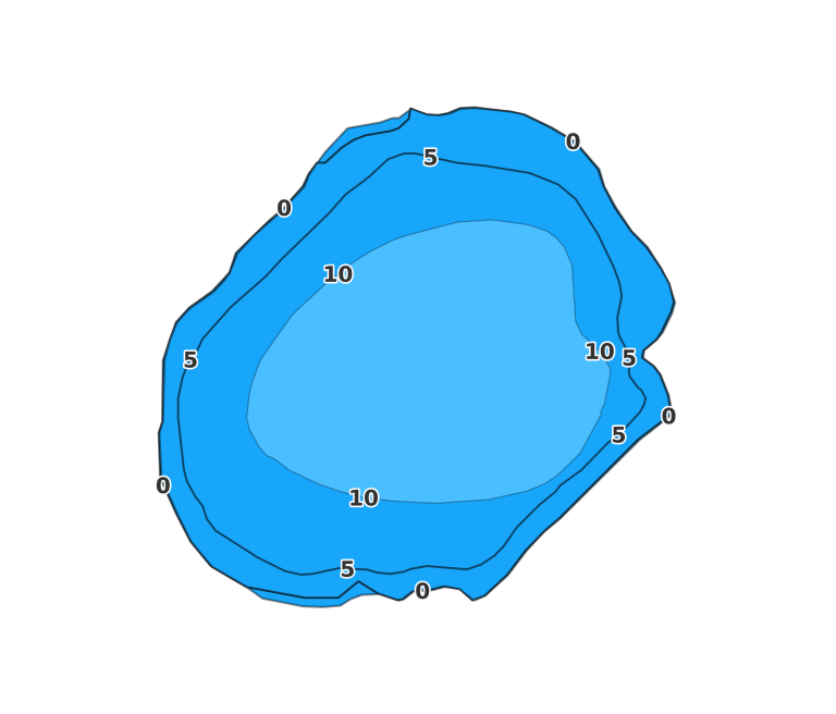 Crocker Lake coverage - Fishing Points