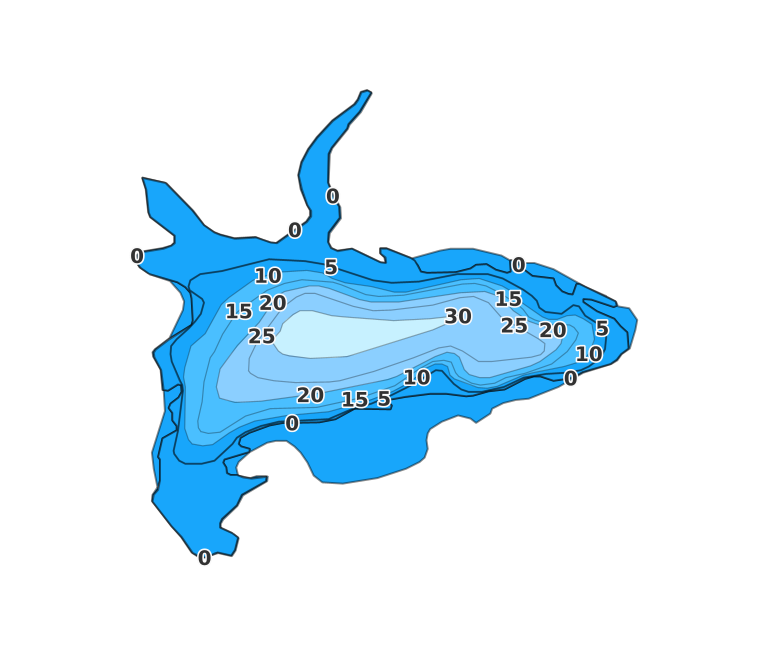 Crystal Lake coverage - Fishing Points