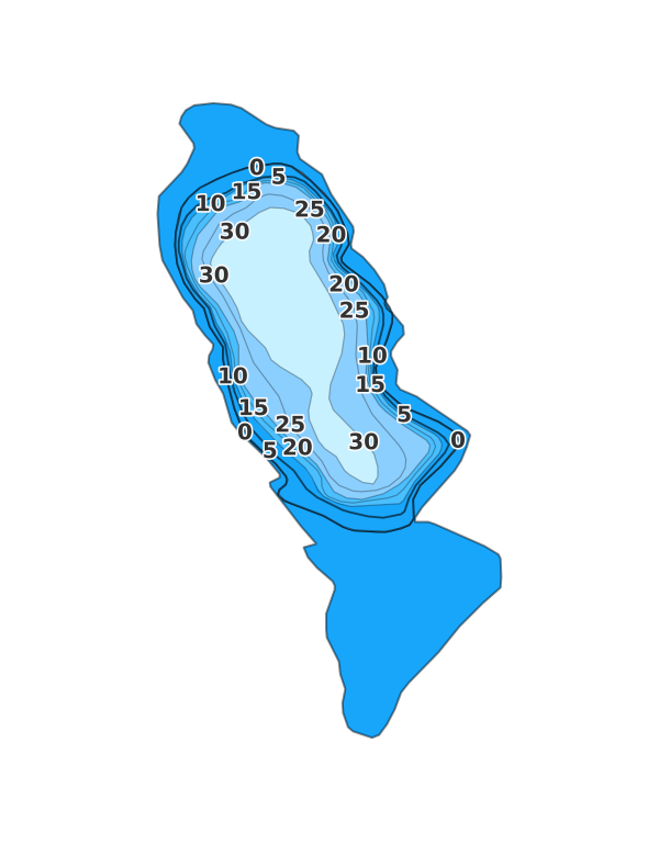Davis Lake - Fishing Points