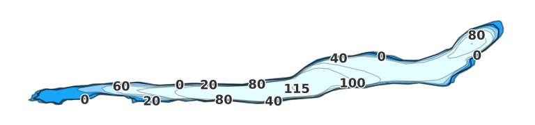 Deep Lake - Fishing Points