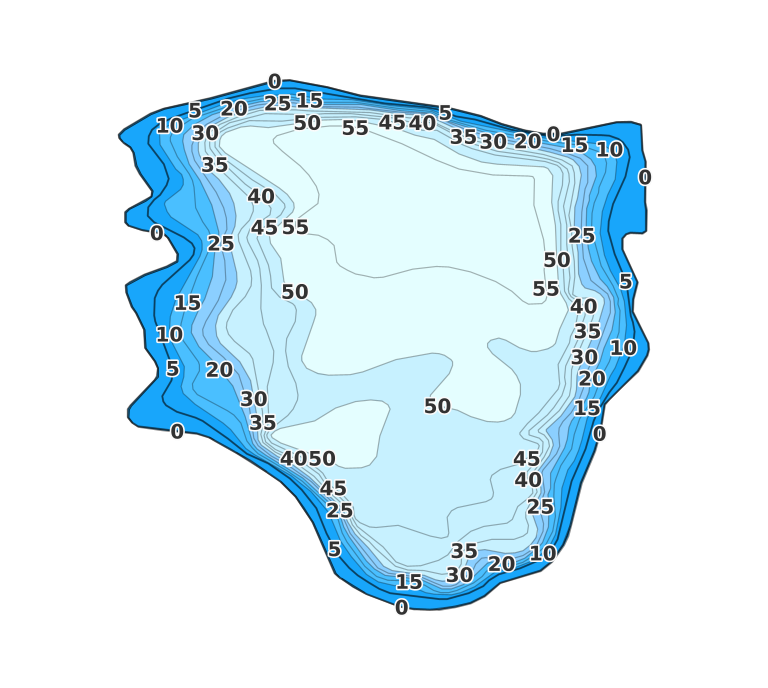 Gravelly Lake - Fishing Points