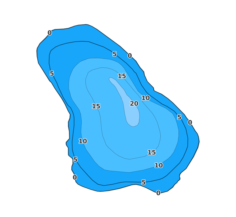 Lake Cassidy - Fishing Points