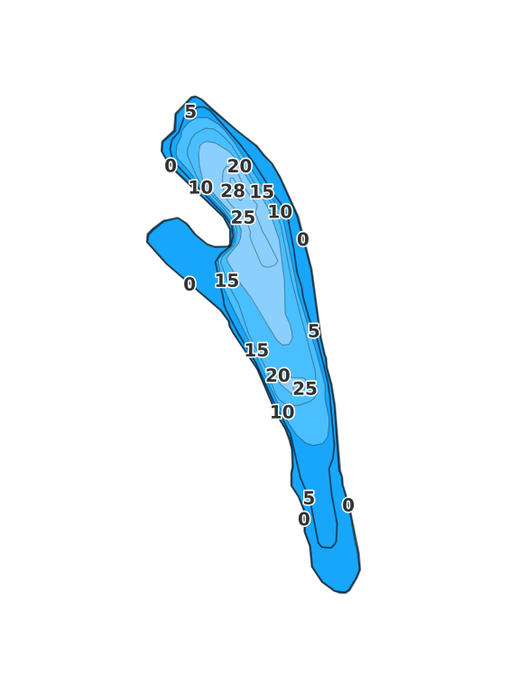 Lake Fenwick - Fishing Points