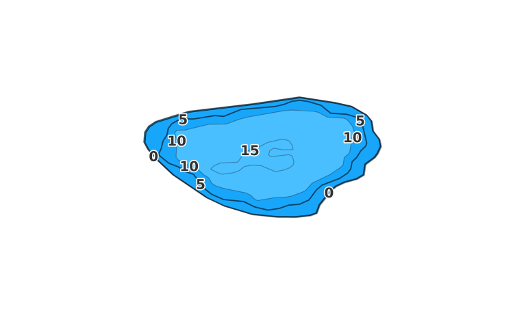 Larsen Lake - Fishing Points