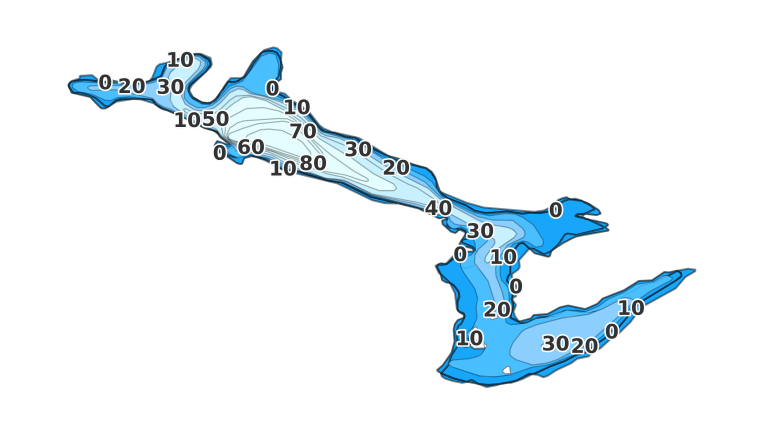 Long Lake - Fishing Points