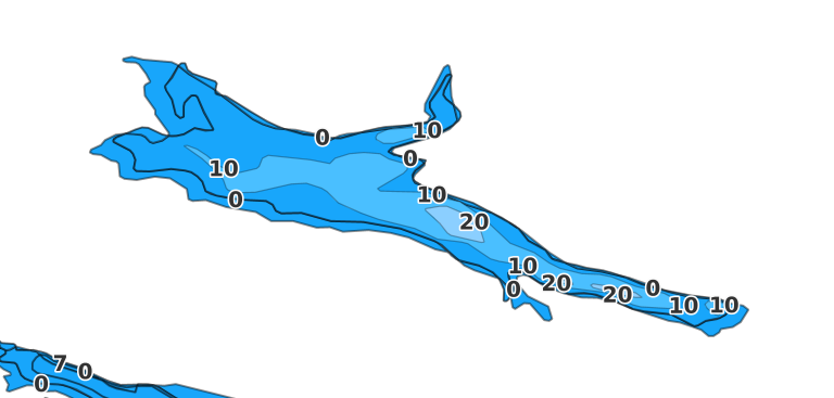 Quincy Lake - Fishing Points