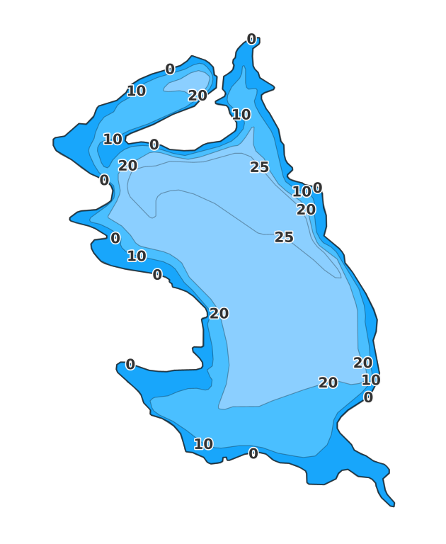 Spanaway Lake - Fishing Points